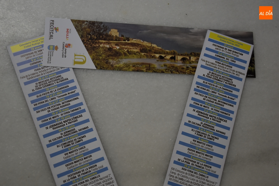 Disponibles los marcapáginas del CIT que recopilan las ferias y fiestas del 2024 en Miróbriga