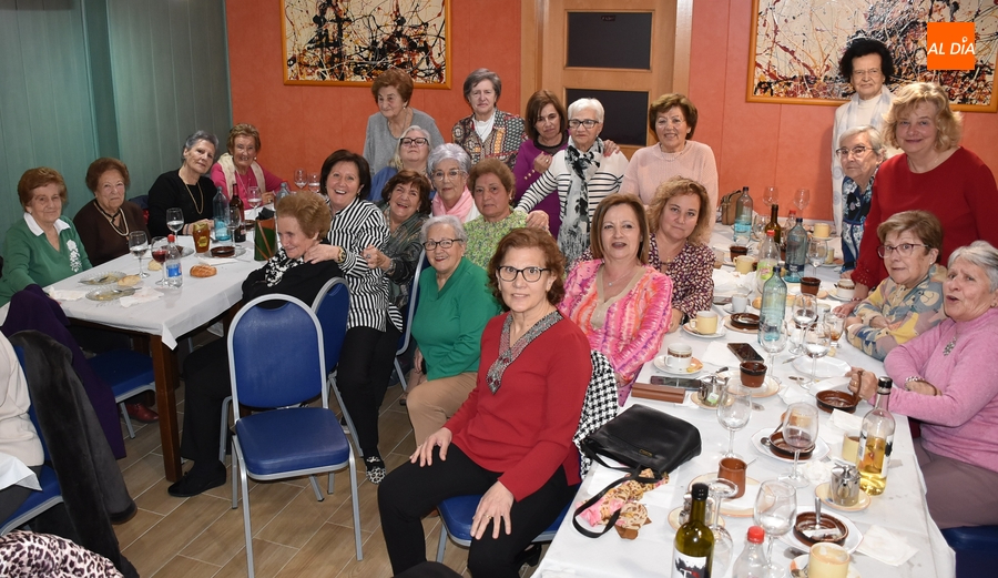 Varios grupos de mujeres se van de comida en Ciudad Rodrigo con motivo de las Águedas
