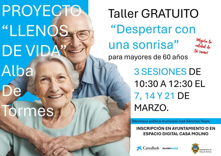 Taller para la mejora del sueño en Alba de Tormes