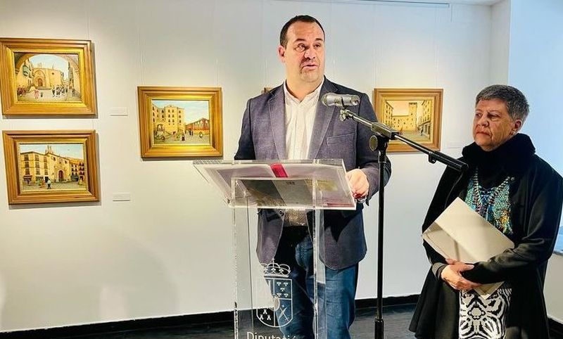 Escenas costumbristas de Salamanca en la exposición de Puri Sánchez