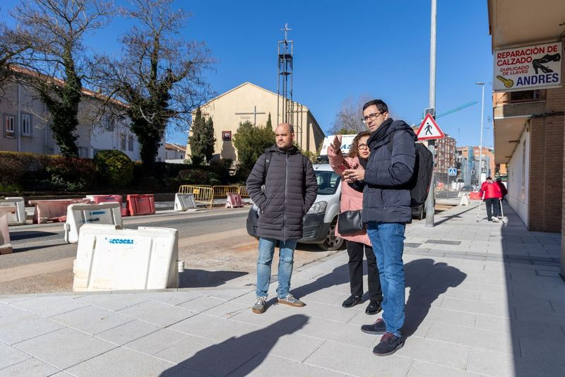 El PSOE pide compensaciones económicas para los comerciantes afectados por el retraso de las obras en la Carretera de Ledesma
