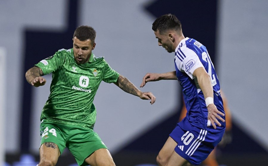 El Betis cae eliminado de la Conference League en Zagreb (1-1)