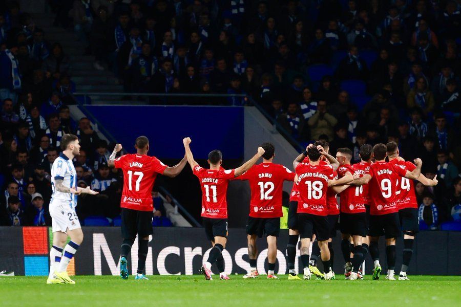 El Mallorca hace historia en Anoeta y vuelve a una final de Copa del Rey dos décadas después en penaltis (1-1/4-5)