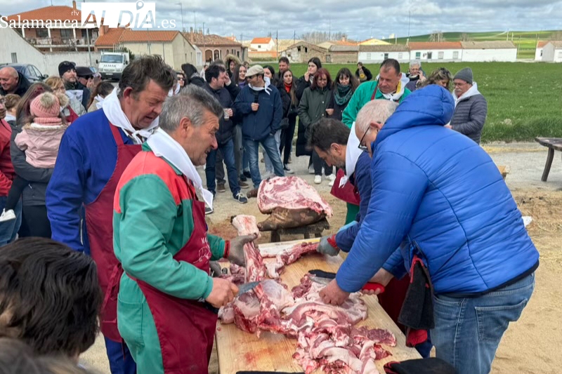 Bóveda del Rio Almar se vuelca en su primera Matanza Tradicional