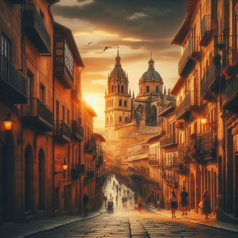 Poesía para dibujar Salamanca con Inteligencia Artificial 