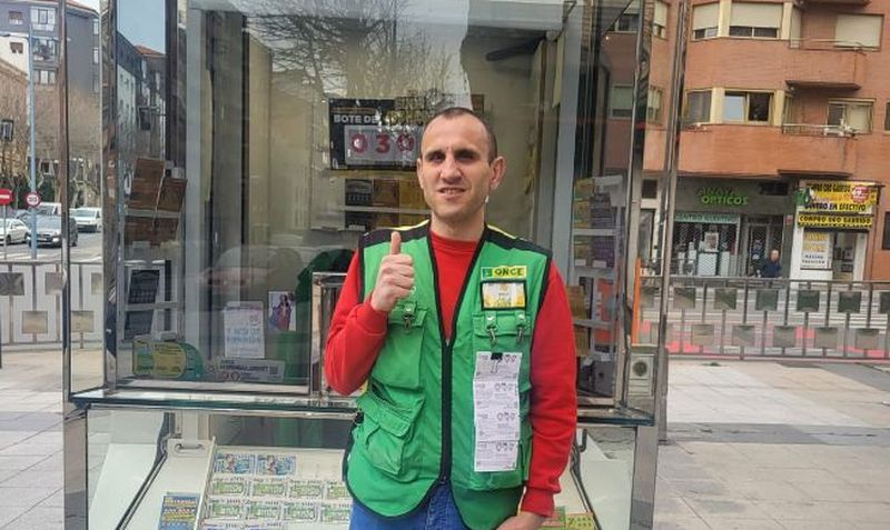 El vendedor de la ONCE que ha repartido 35.000 euros en Salamanca