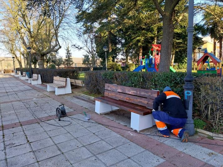 Parte de infraestructuras y jardinería del mes de febrero