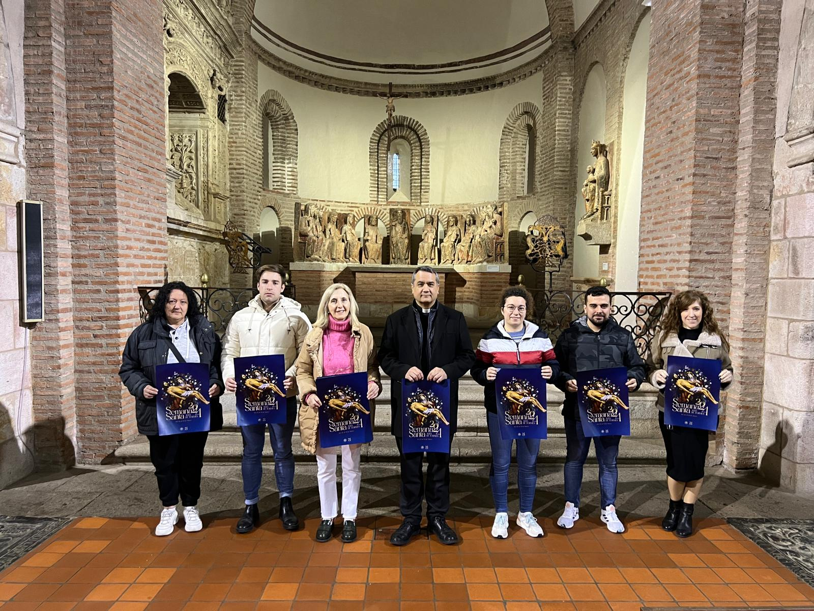 Las cofradías albenses presentan el cartel y actividades de la Semana Santa de 2024 