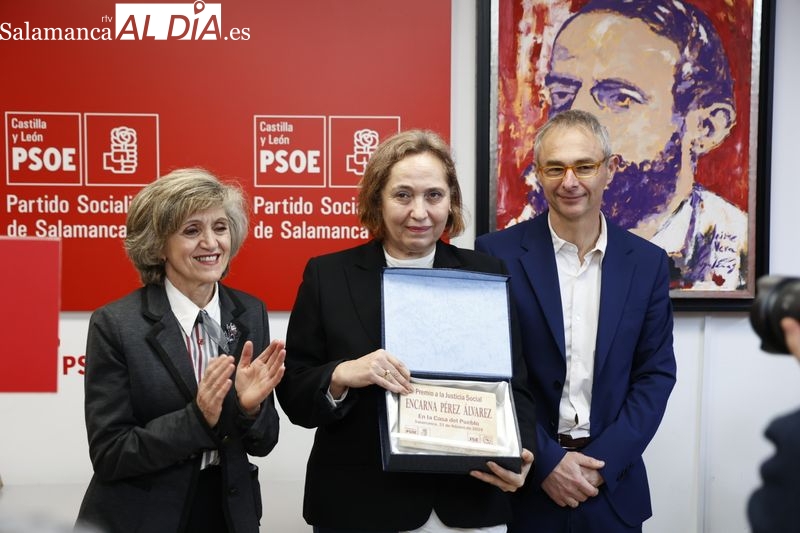 El Servicio de Asuntos Sociales de la USAL recibe el Premio Justicia Social Encarna Pérez Álvarez