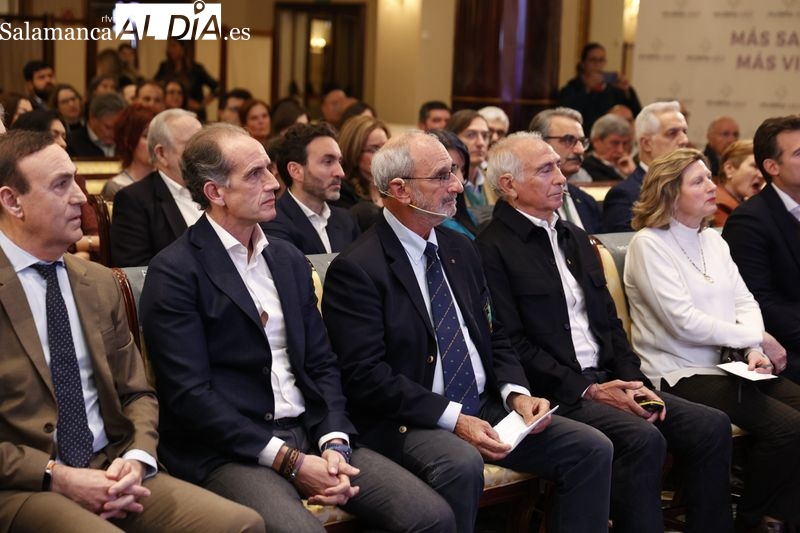 Gustavo Zerbino, superviviente de los Andes, en la presentación de Recoletas Salud en Salamanca
