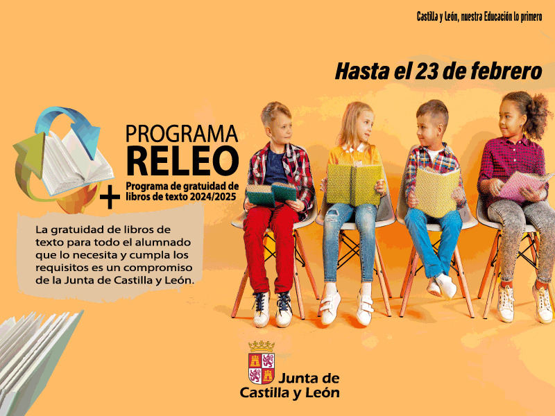 Abierto el plazo para solicitar los libros de texto gratuitos para alumnado de primaria y secundaria