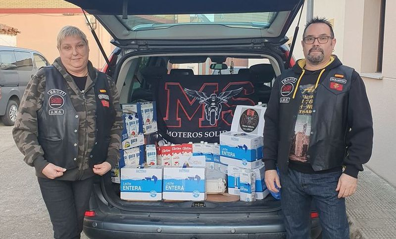 Susana Bezos, motera solidaria de Salamanca: Queremos que la gente sepa que existimos; que si están necesitados, pueden contar con nosotros