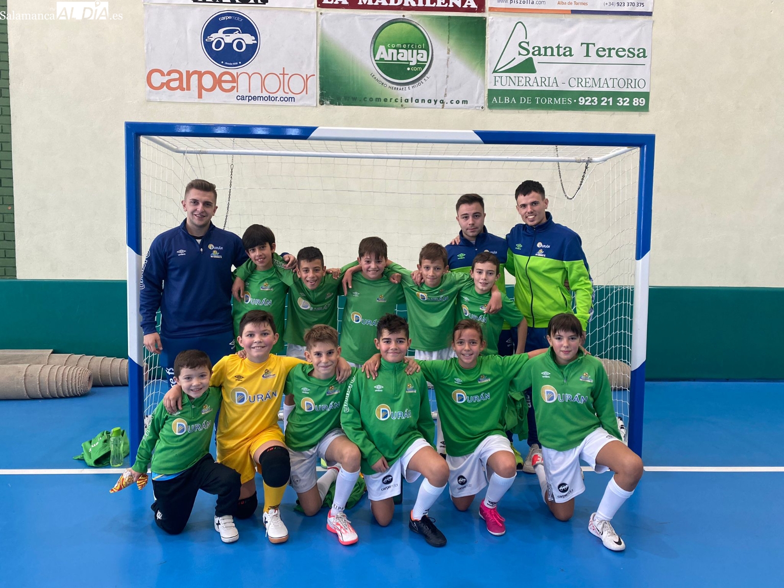 El Alevín del Piensos Durán Albense, un equipo convertido en una piña