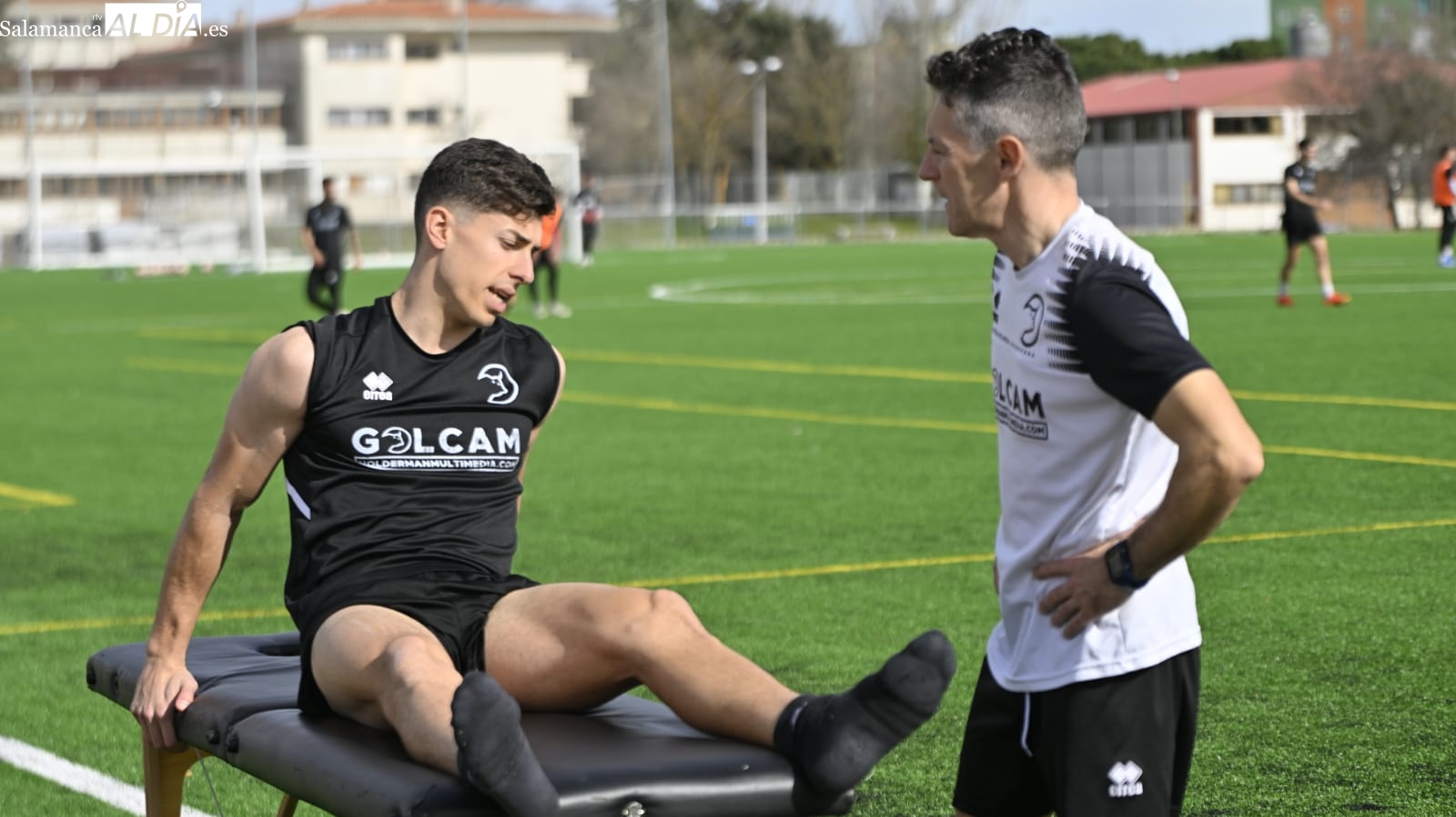 Unionistas entrena sin Dani Nieto, Ekaitz y Rastrojo con la vista puesta en el Fuenlabrada