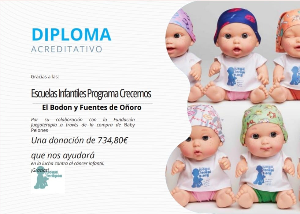 Los programas Crecemos de El Bodón y Fuentes de Oñoro conmemoran el Día contra el Cáncer Infantil