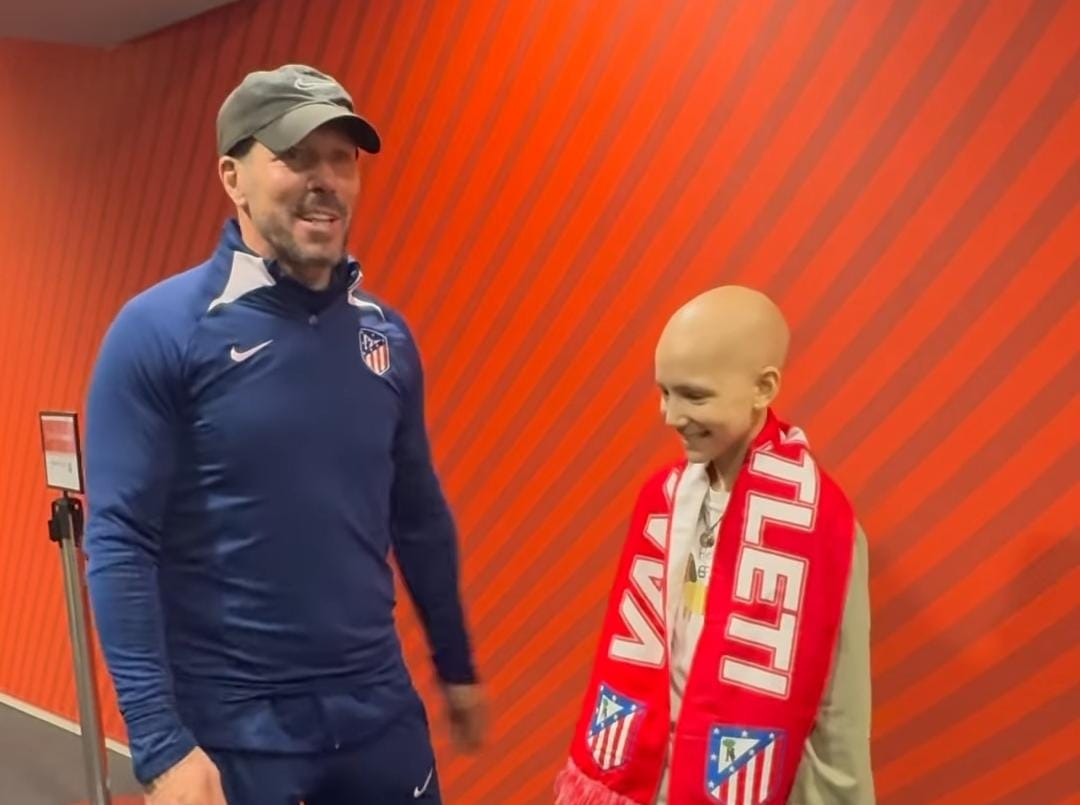 M4RÍA, la Princesa Futbolera Guerrera, con Simeone, Bordalás o los jugadores del Getafe