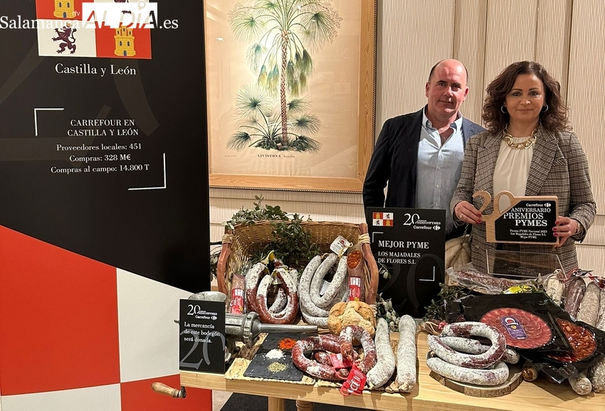 Embutidos Flores de Vitigudino recibe el Premio Carrefour a la Mejor PYME de España
