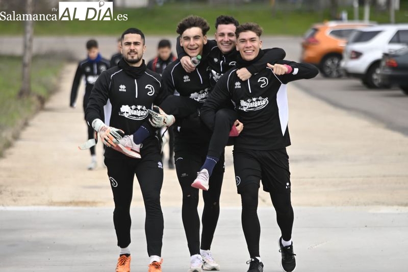 Unionistas entrena sin Rastrojo, Ekaitz y Dani Nieto y prepara a conciencia el partido con el Tarazona