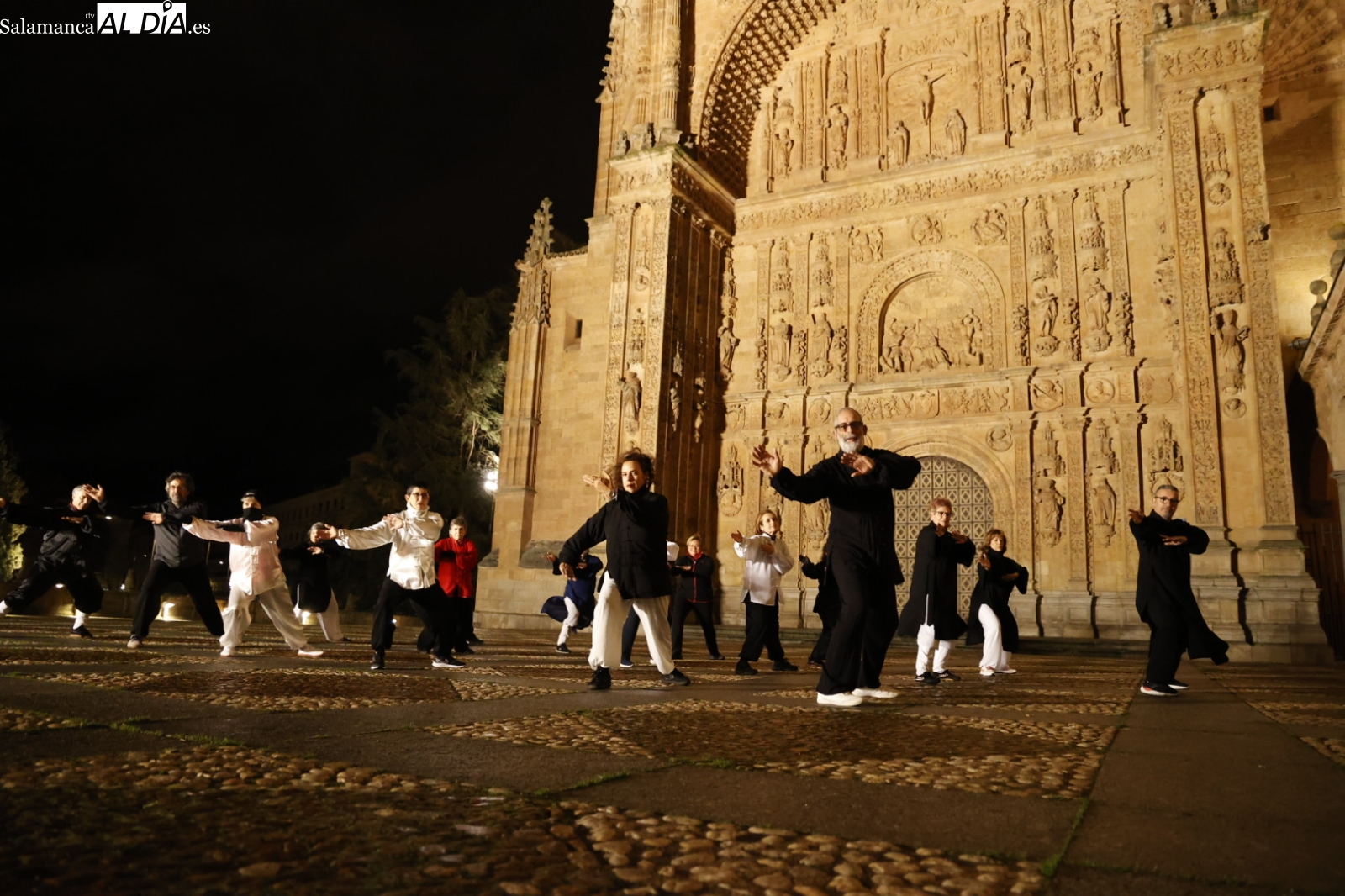 Así ha sido la espectacular clase abierta de Wudang en la plaza de San Esteban
