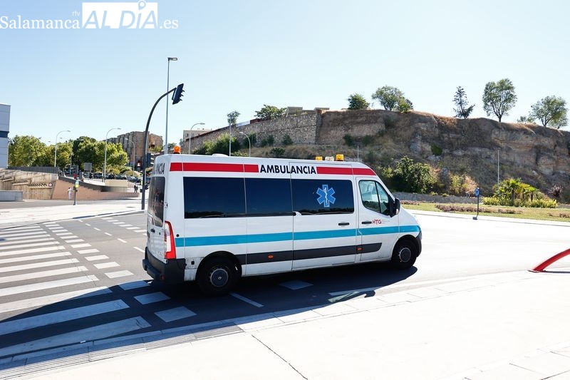 Un hombre de 91 años, herido al salirse de la carretera el vehículo en el que viajaba en Ledesma