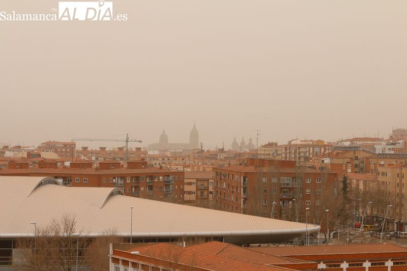 Alertan de la próxima presencia de partículas de polvo procedentes de África en Salamanca 