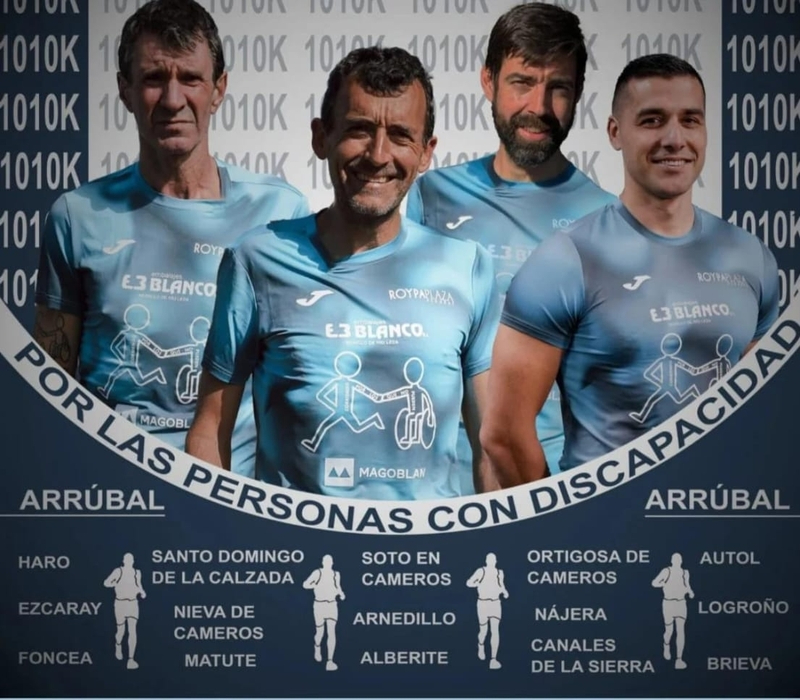 Presentación del Reto 1000 kilómetros por las personas con discapacidad en el Casino Obrero de Béjar