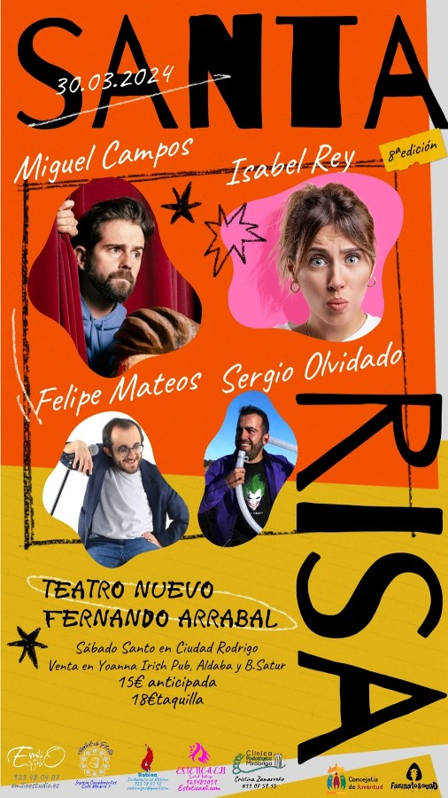 Miguel Campos, Isabel Rey, Felipe Mateos y Sergio Olvidado protagonizarán la ‘Santa Risa’ 2024