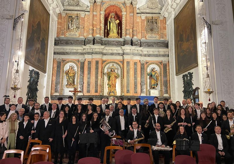 La Banda de Alba estrena la Semana Santa con un gran concierto en Sevilla