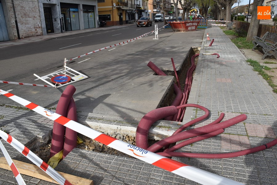 Empieza a configurarse la electrolinera de la Avenida de Salamanca