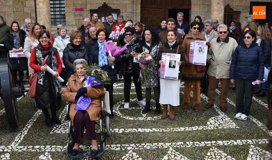 Ciudad Rodrigo homenajea a 27 mujeres, varias de ellas in situ, con motivo del 8M