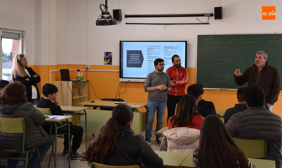 El IES Fray Diego da a conocer la oportunidad que supone en Ciudad Rodrigo el Bachillerato General