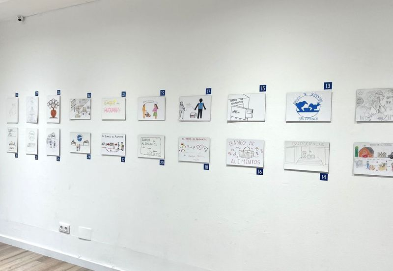 Concurso-exposición de dibujos del Banco de Alimentos de Salamanca 