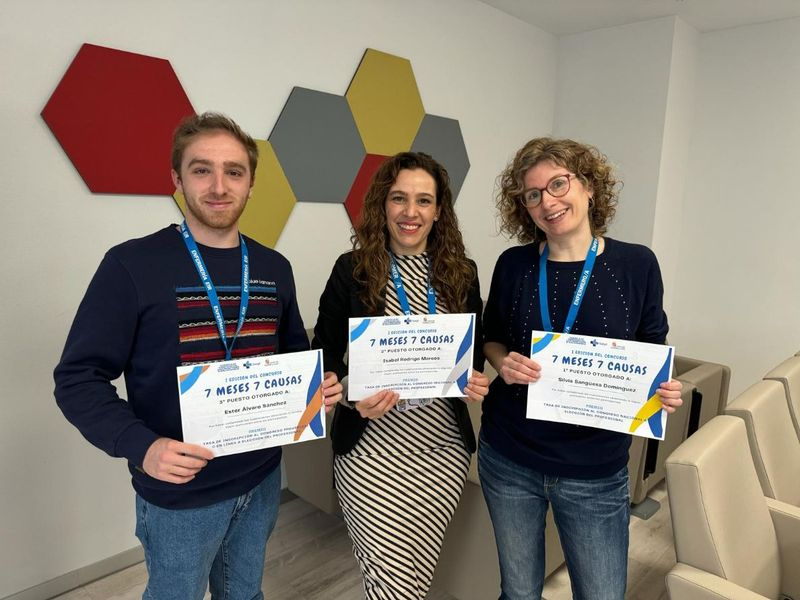 Estas son las ganadoras del concurso 7 meses, 7 causas del Hospital de Salamanca