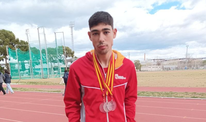El salmantino Alberto Mangas logra tres medallas en el Campeonato de España Liberty de Promesas Paralímpicas de Atletismo 