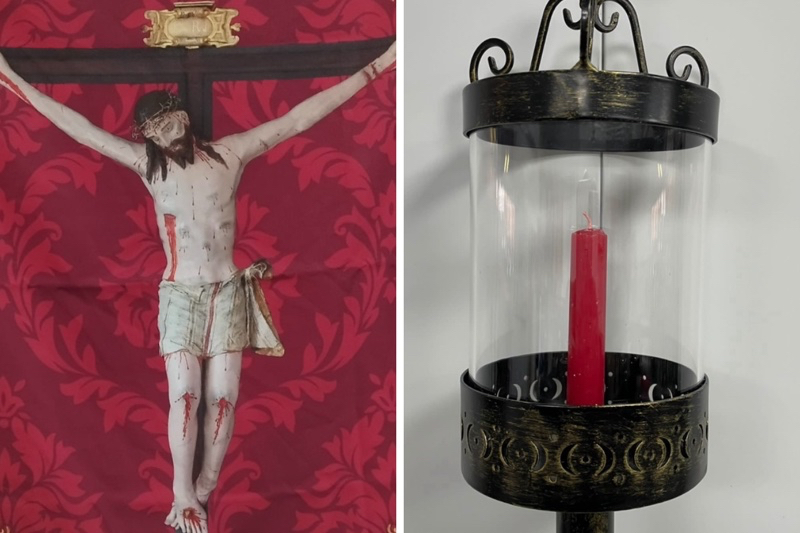 La cofradía del Humilladero estrena faroles y balconeras en la Semana Santa 2024