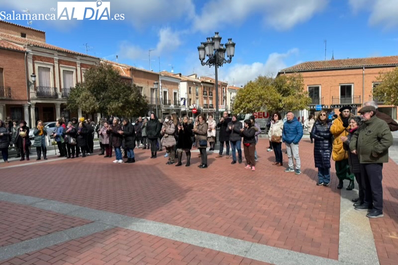 La Plaza de España, epicentro del 8M en Peñaranda: Queda mucho camino por recorrer