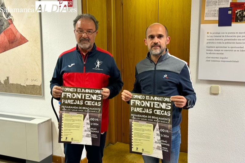 En marcha las inscripciones para el I Torneo de Frontenis en parejas ciegas de Peñaranda