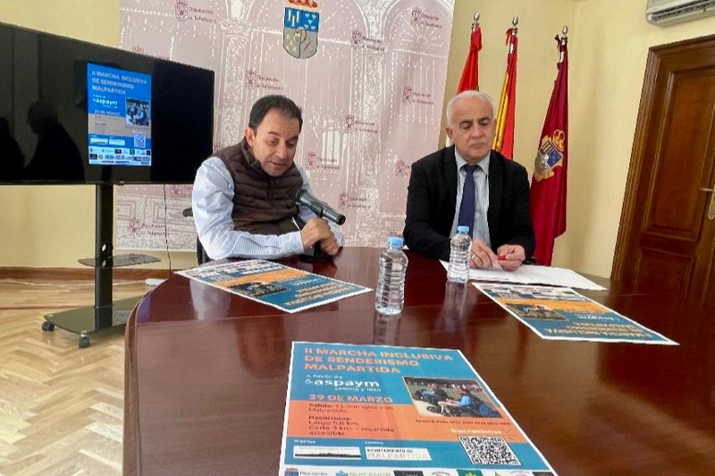 La II Marcha Inclusiva de Malpartida impulsará la sede de ASPAYM CyL en Salamanca