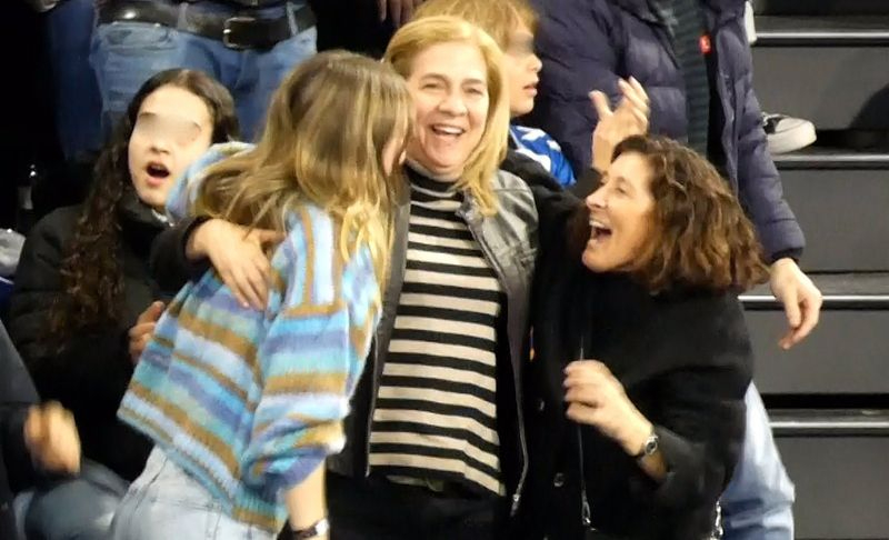 La Infanta Cristina, más risueña y divertida que nunca