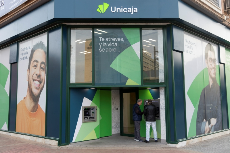 Cajero automático de Unicaja