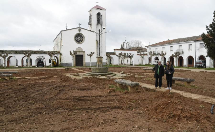 La Plaza de Águeda cambia totalmente de aspecto