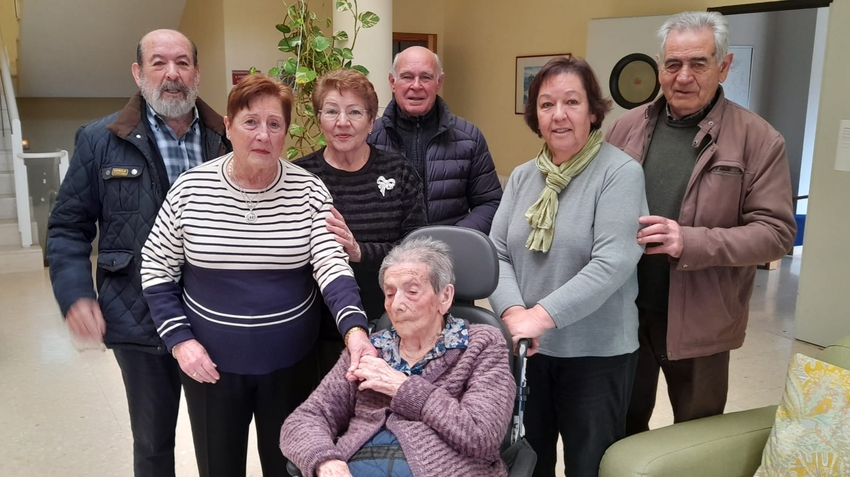 Josefa Rivero Fuentes cumple en la residencia municipal de Vitigudino 105 años