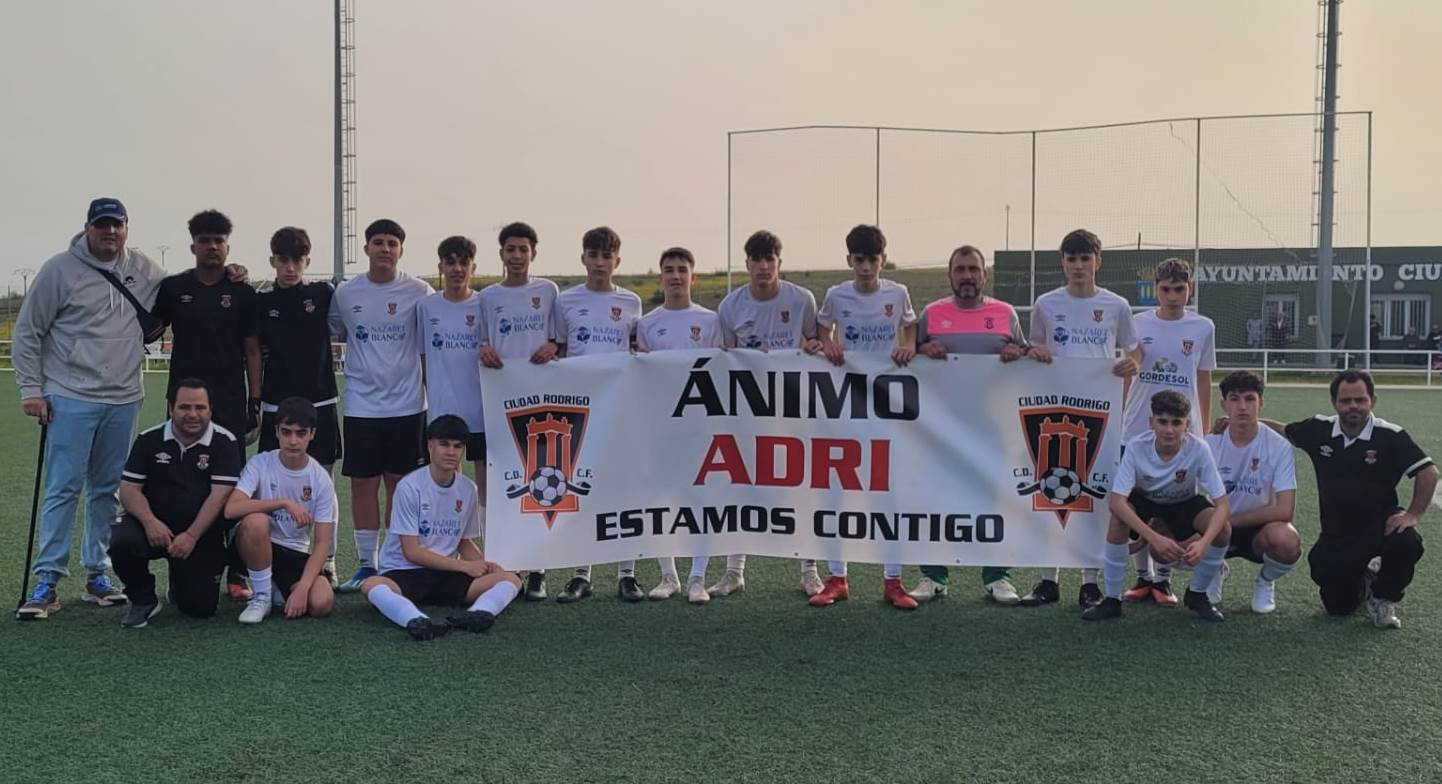 El Cadete del Ciudad Rodrigo dedica su nueva victoria a Adrián Gallego