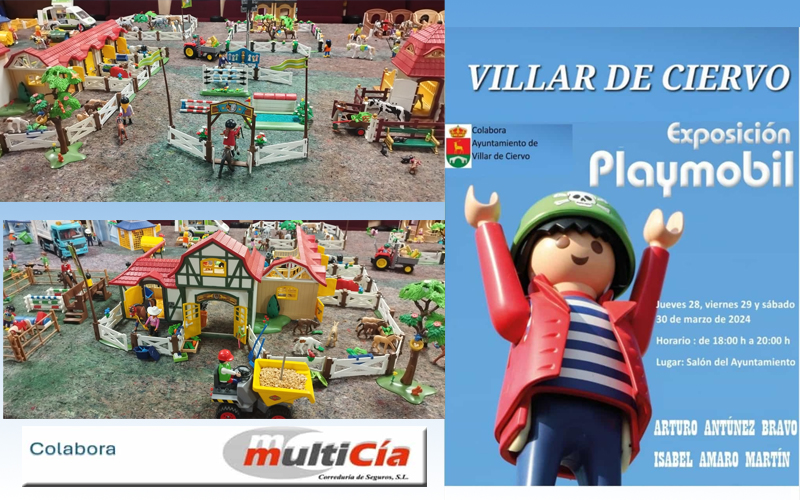 Villar de Ciervo acogerá durante los días festivos de Semana Santa una exposición de Playmobil