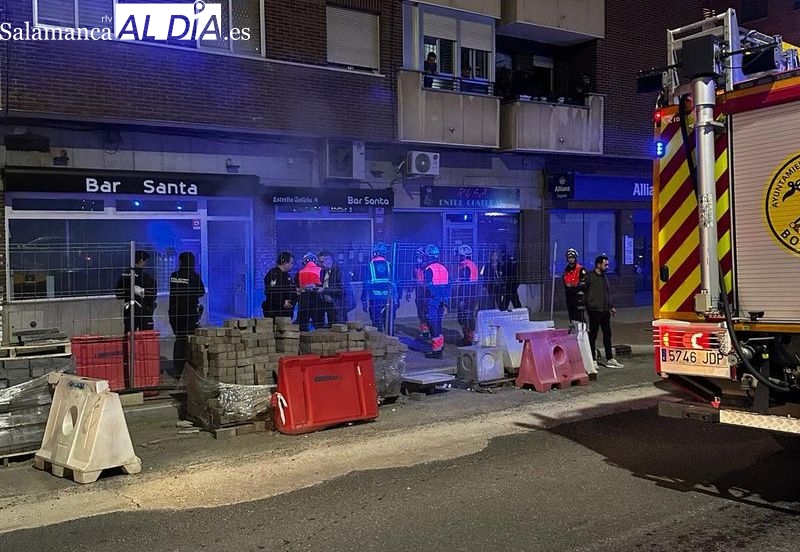 Un posible intento de robo moviliza a Policía Nacional y Bomberos a un bar de la carretera de Ledesma