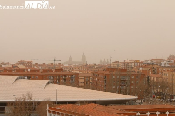 Alerta en Salamanca por la llegada de partículas de polvo africano