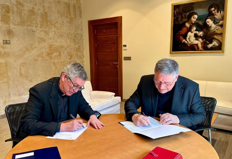 La UPSA firma un ambicioso convenio de colaboración con la Biblioteca de Autores Cristianos