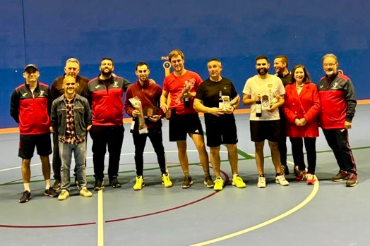 Hilario Martín y Oscar López se llevan el I Torneo de Frontenis de Peñaranda