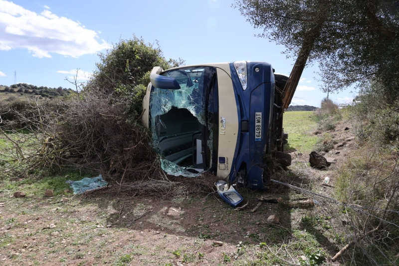 Ascienden a 24 los heridos en el accidente del autobús del Imserso, siete de ellos graves
