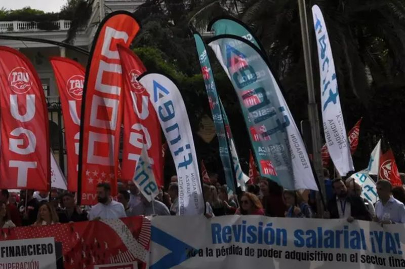 Los empleados de banca también van a la huelga este viernes en Salamanca 